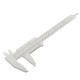 150mm Measure Plastic Vernier Caliper Ruler for Permanent Makeup Tattoo Eyebrow Tool - white