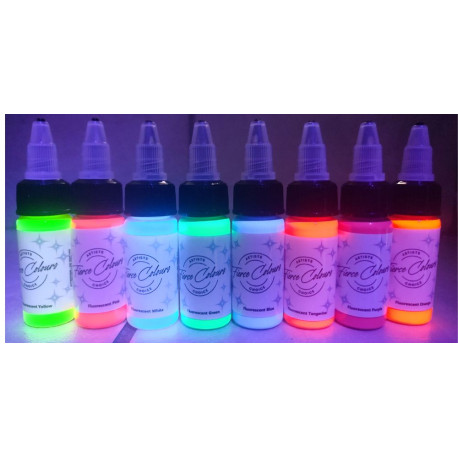 Florescent Ink Set - 8 Colours