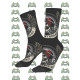 KNUCK - Motorcycle Skull Crew Socks