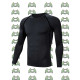 KNUCK- Active High Stretch Crew Neck Long Sleeve Compress Shirts