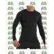 KNUCK- Active High Stretch Crew Neck Long Sleeve Compress Shirts